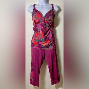 Matching swim top and swim capris from Swimsuits for all | size 14